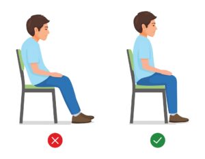 骨盤の傾きと姿勢の関係